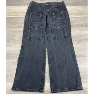 Hot topic‎ mens jeans 32 X 32cargo Pant front pockets goth - Punk - Skater